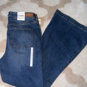 Shyanne Dark Blue Flare Jeans